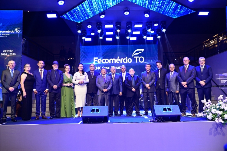 Fecomércio Tocantins realiza solenidade festiva de posse da Diretoria para a gestão 2026–2030